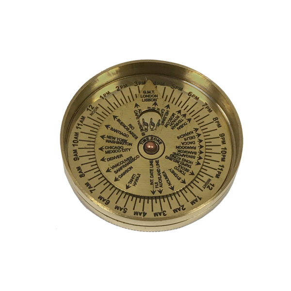 Compasses Nautical 2-1/4″ Solid Polished Brass Sundial Compass with Lid- Antique Reproduction