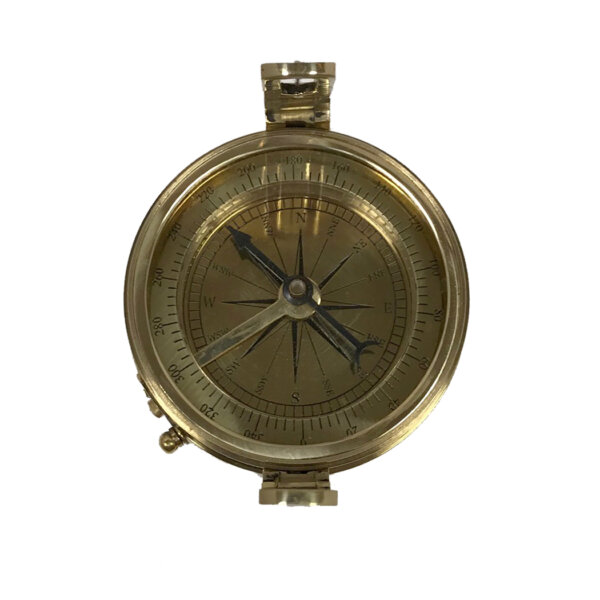 Compasses Nautical 2-1/2″ Solid Polished Brass Survey Compass Antique Reproduction