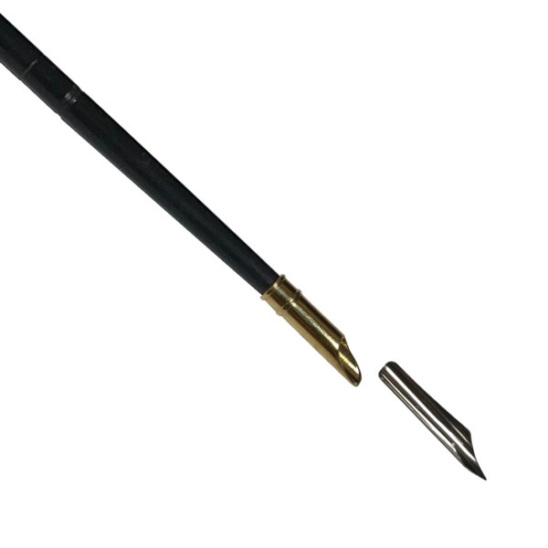 Desk Top Accessories Writing 6″ Horn Writing Pen with Brass End and Stainless Steel Nib