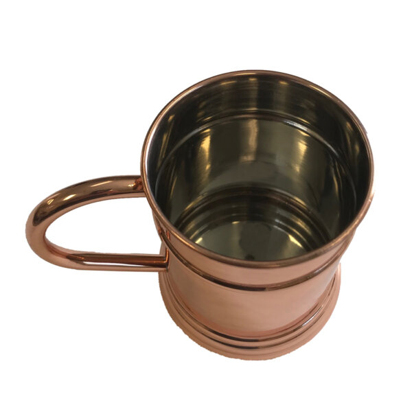 Drinkware & Plates Early American 4-1/4″ Moscow Mule Copper Mug- Antique Vintage Style