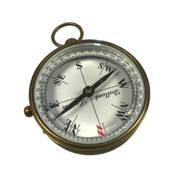 Compasses Nautical 3″ Solid Antiqued Brass Dolland London Beveled Glass Nautical Compass- Antique Vintage Style
