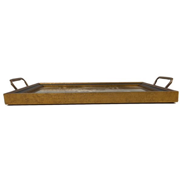 Trays & Barware Equestrian Saddled Horse Tray with Brass Handles
