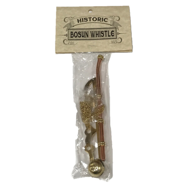 Instruments Nautical 6-1/4″ Brass Bosun Whistle