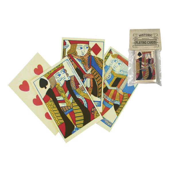 Toys & Games Early American Reproduction playing cards commonly used from the 18th to 19th century. Cards are blank on the back keeping these reproductions as accurate as possible.