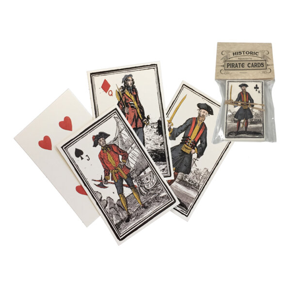 Toys & Games Pirate Pirate-Themed Playing Cards- Antique Reproduction