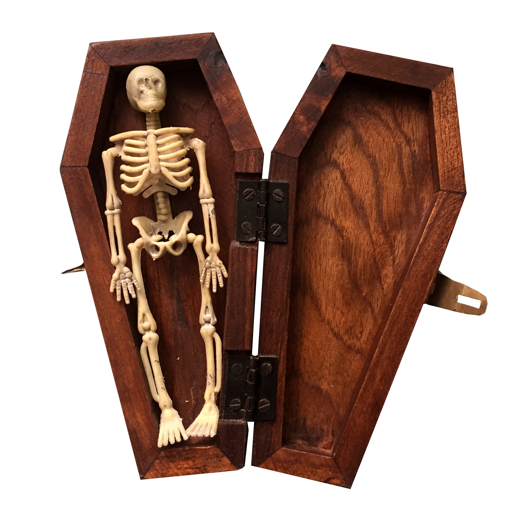 Decorative Boxes Halloween 7″ Wood Coffin Box with Skeleton RIP Antique Vintage Reproduction Halloween Home Decor Party Gift Prop Decorative Boxes Halloween 7″ Wood Coffin Box with Skeleton RIP Antique Vintage Reproduction Halloween Home Decor Party Gift Prop
