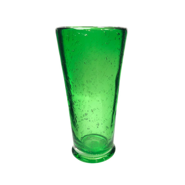 Glassware Early American 6-1/4″ Hand-Blown Green Glass 14-oz. Green Tavern Iced Tea Glass- Antique Vintage Style