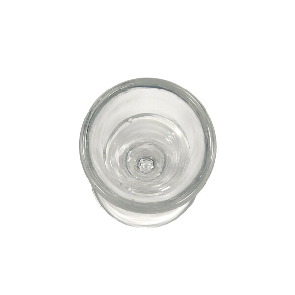 Glassware Early American 4-3/4″ Hand-Blown Clear Thick Glass 3-oz. Wine Glass- Antique Vintage Style