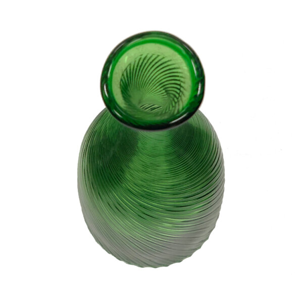 9-1/4 Hand-Blown Green Thick Glass 85-oz. Beverage Pitcher