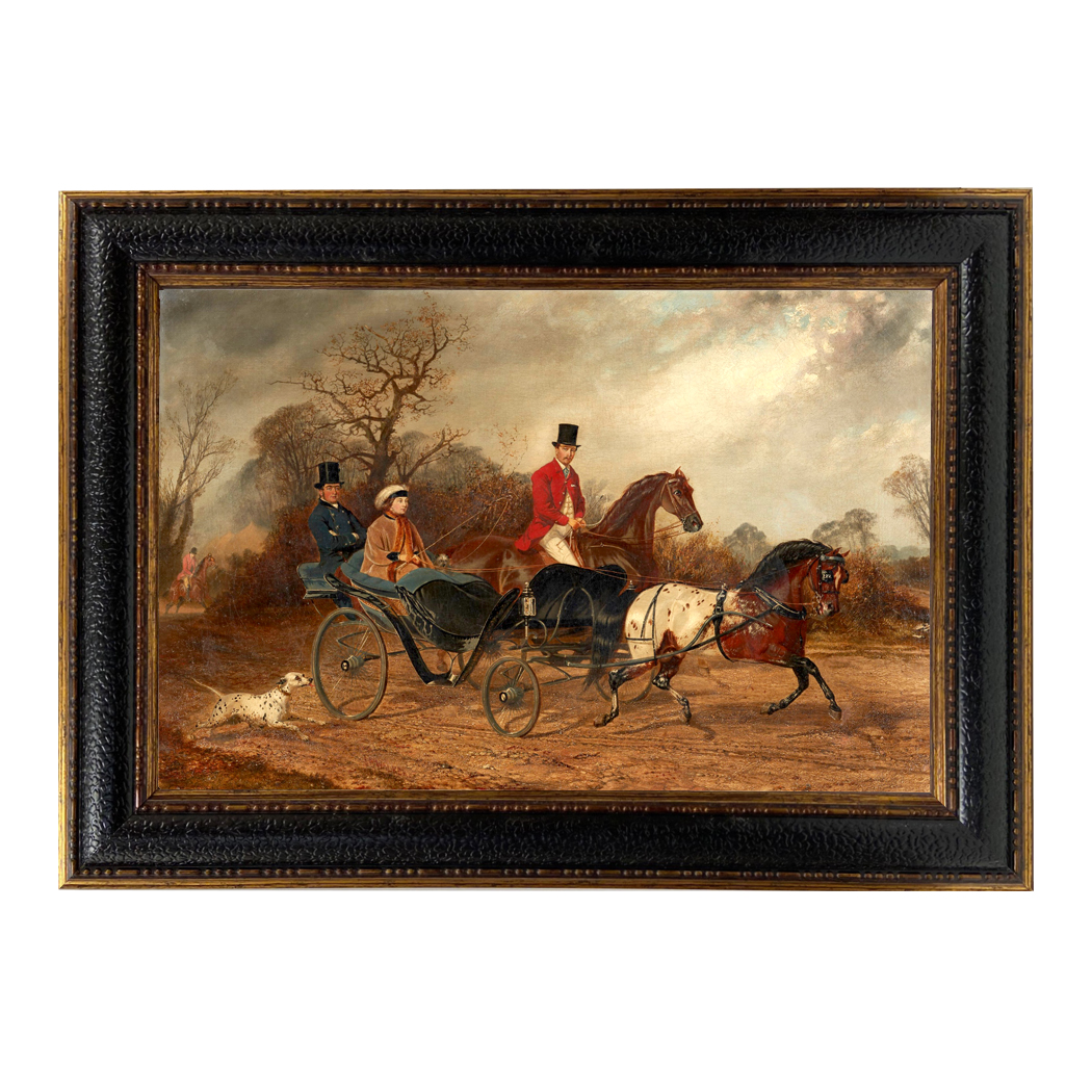 Equestrian/Fox Equestrian Lady Clifford-Constable Driving a Carriage