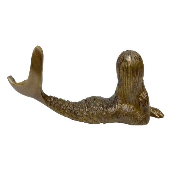 Desk Top Accessories Nautical 5″ Brass Mermaid Paper Weight- Antique Vintage Style