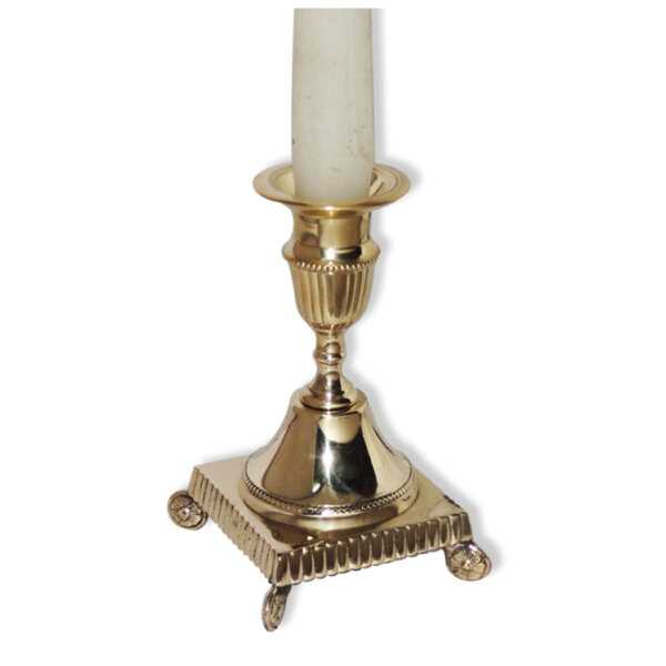 Candles/Lighting Early American 5″ Brass Candle Holder