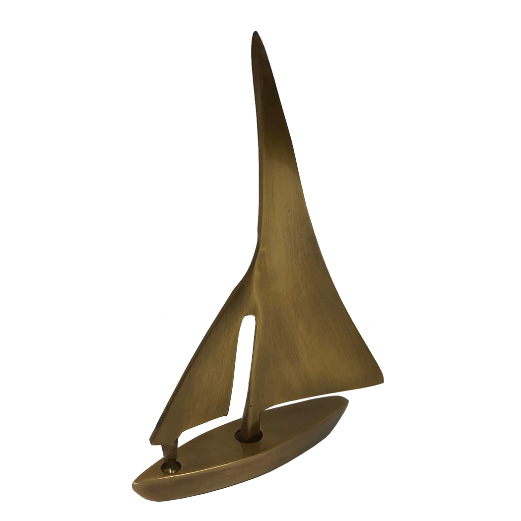 Nautical Decor & Souvenirs Nautical 5-1/4″ Antiqued Brass Sail Boat Paperweight /Tabletop Décor Nautical Decor & Souvenirs Nautical 5-1/4″ Antiqued Brass Sail Boat Paperweight /Tabletop Décor
