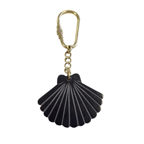 Jewelry Nautical 2″ Horn Sea Shell Keychain