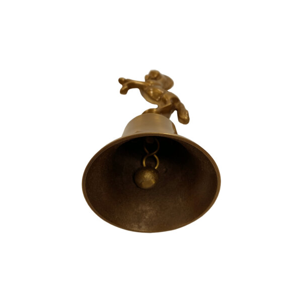Desk Top Accessories Equestrian 5″ Antiqued Brass Horse Bell – Antique Vintage Style