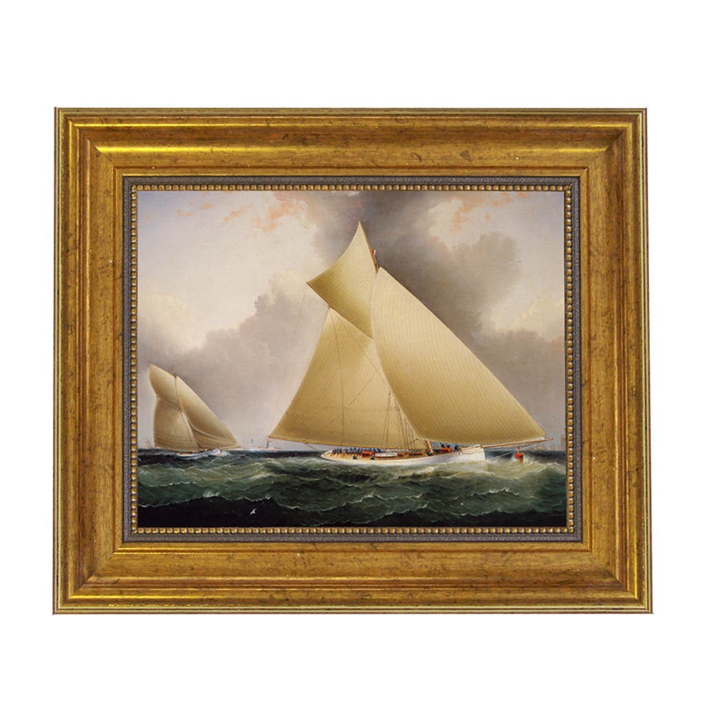 Nautical Nautical Mayflower Leading Galatea America’s Cup 1886 ...