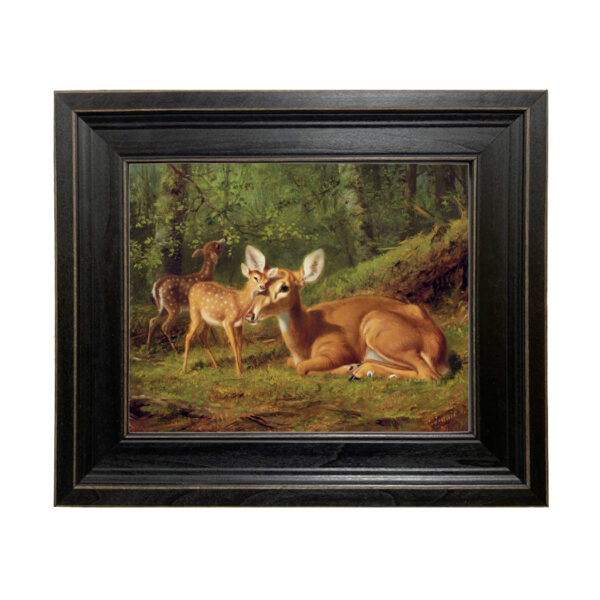 Cabin/Lodge Lodge Doe and Twin Fawns by Tait