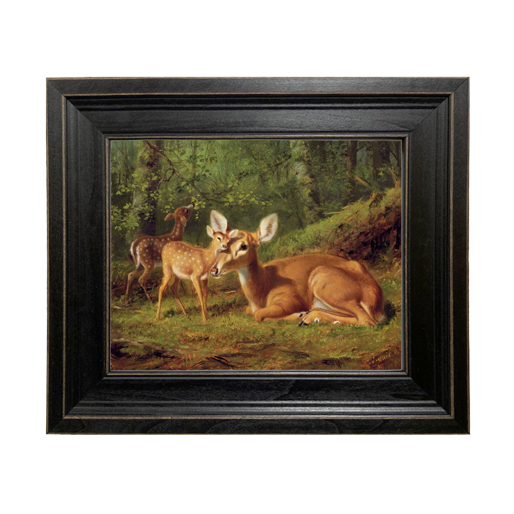 Cabin/Lodge Lodge Doe and Twin Fawns by Tait ...