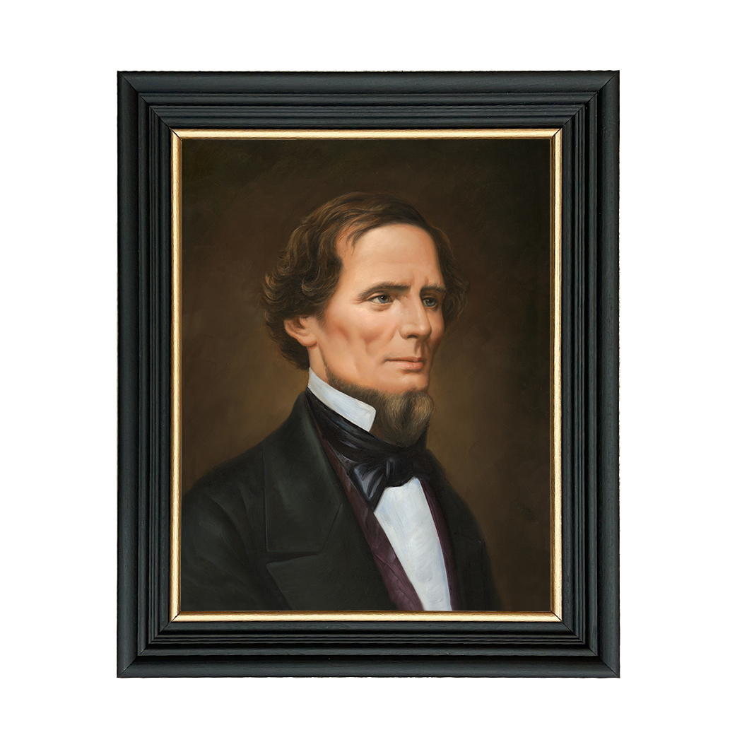 Painting Prints on Canvas Revolutionary/Civil War Jefferson Davis, President of the Confederate Stat ...