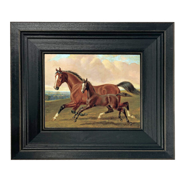 Equestrian/Fox Equestrian Elder Mare and Foal by John Herring