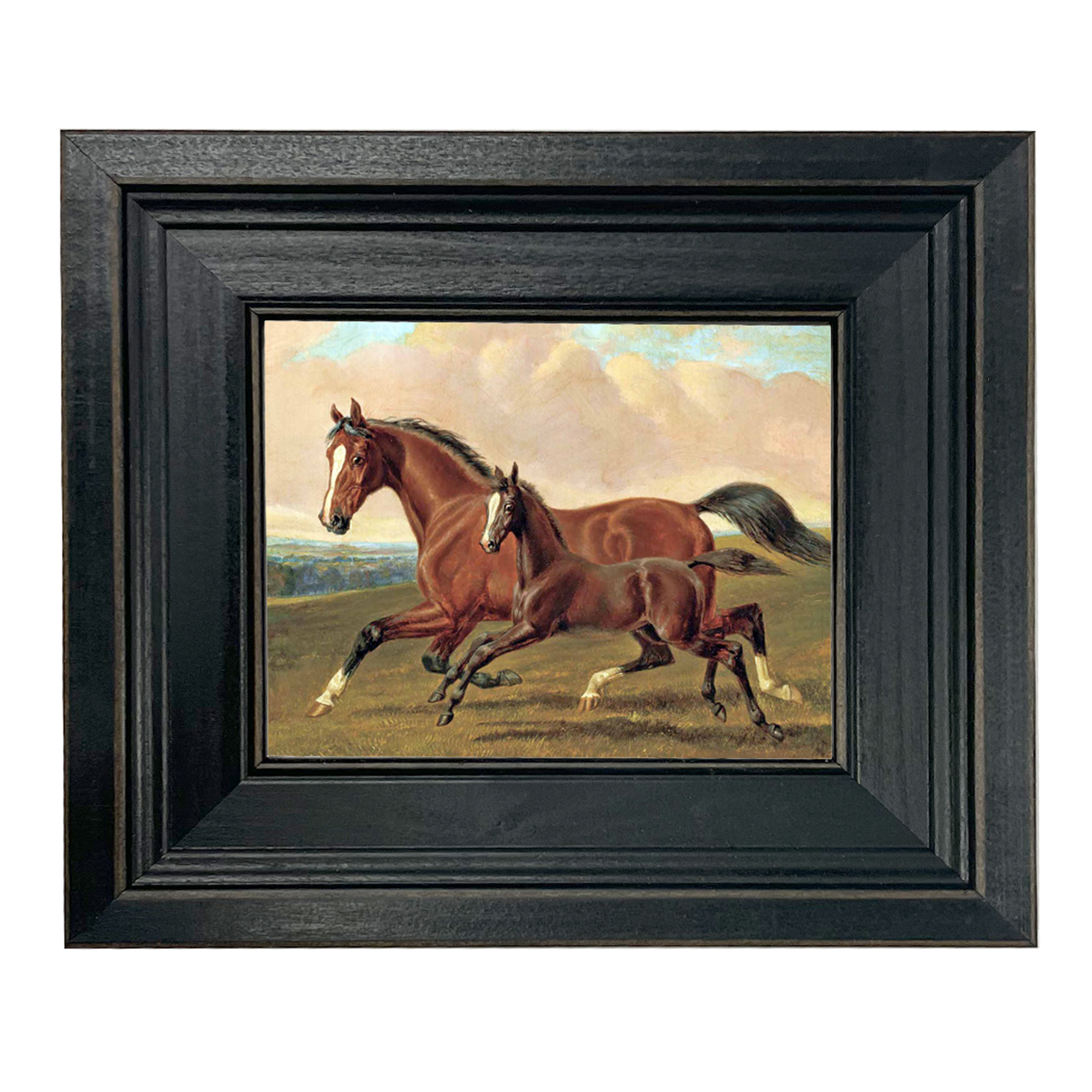 Equestrian/Fox Equestrian Elder Mare and Foal by John Herring ...