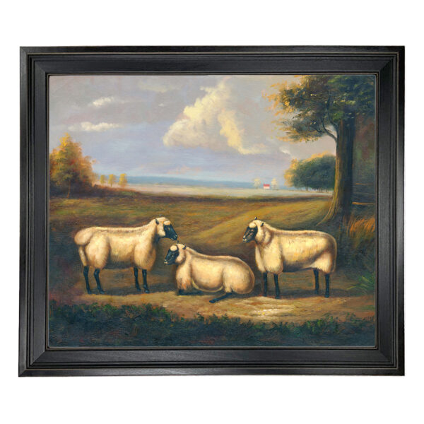 Farm/Pastoral Farm Three Prize Sheep Primitive