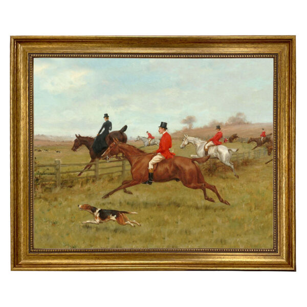 Equestrian/Fox Equestrian The Chase Fox Hunting Scene