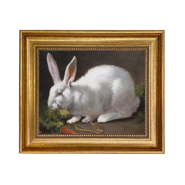 Farm/Pastoral Easter White Rabbit