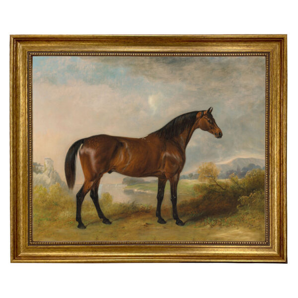 Equestrian/Fox A Bay Hunter by John Ferneley Sr.