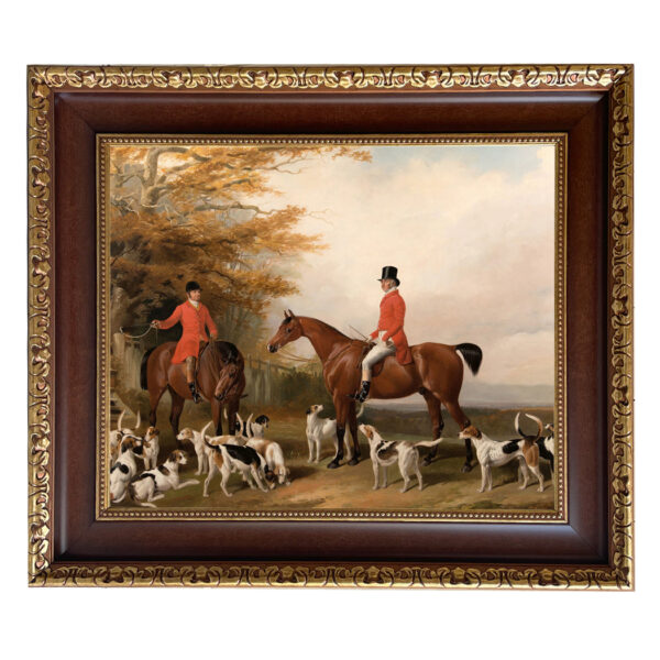 Equestrian/Fox Equestrian The Meeting Fox Hunt Scene