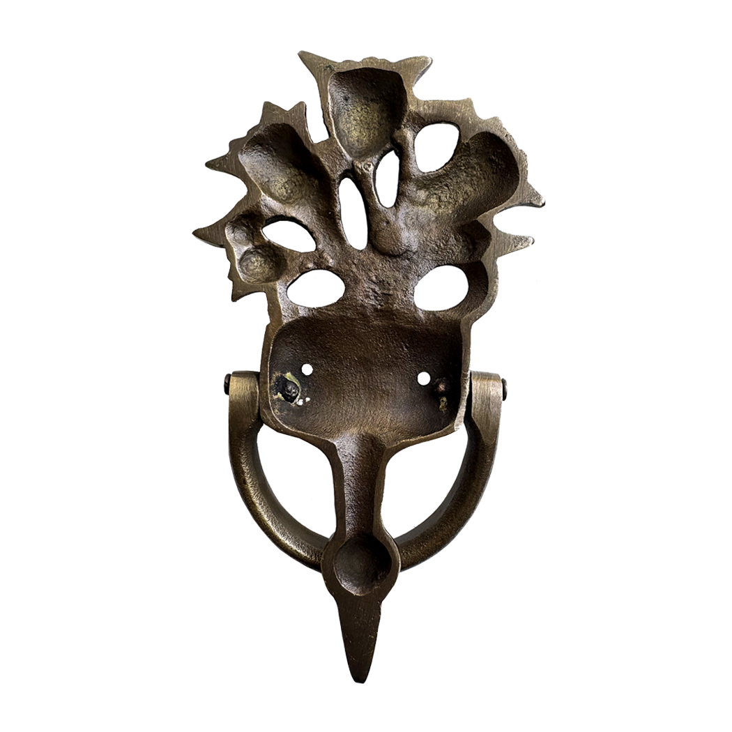 Decor 6-1/2″ Antiqued Brass Flower Door Knocker- A ...