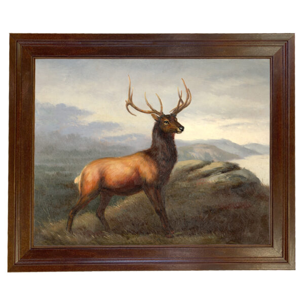 Cabin/Lodge Early American White Tail Stag After Thomas Hinckley