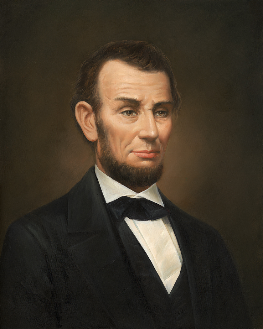 Painting Prints on Canvas Revolutionary/Civil War President Abraham Lincoln ...