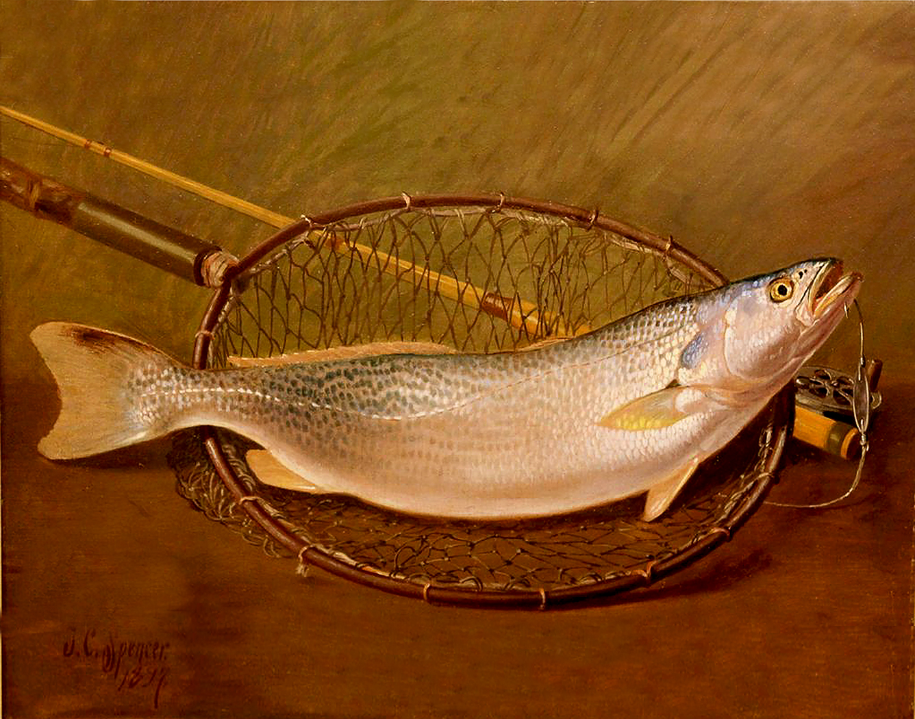 Cabin/Lodge Lodge Fish and Landing Net ...