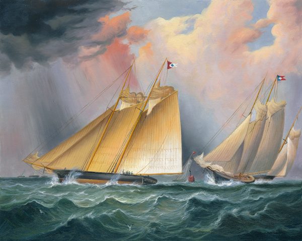 Nautical Nautical Dauntless and Sappho (c. 1871) After Buttersworth