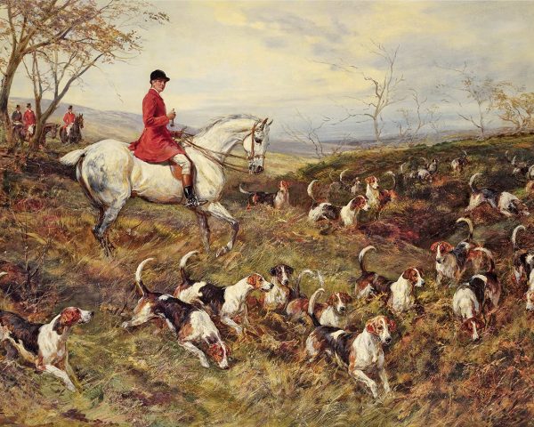 Equestrian/Fox Equestrian Master of the Hounds by Heywood Hardy