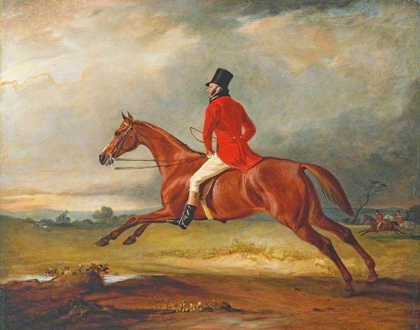 Equestrian/Fox Equestrian Major Healey Wearing Raby Hunt Uniform