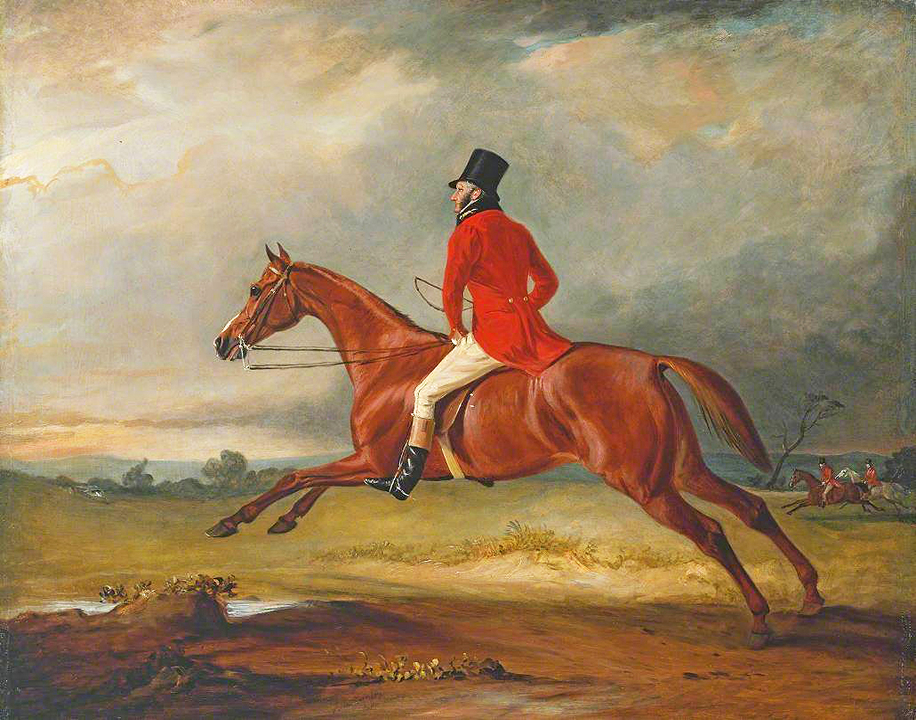 Equestrian/Fox Equestrian Major Healey Wearing Raby Hunt Uniform ...