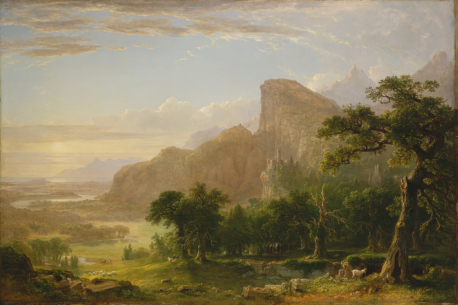 Landscape Landscape Thanatopsis by Asher Durand ...