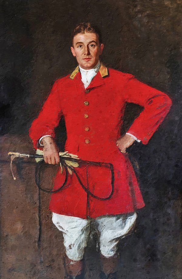 Equestrian/Fox Equestrian Fox Hunter Whipper-In Portrait