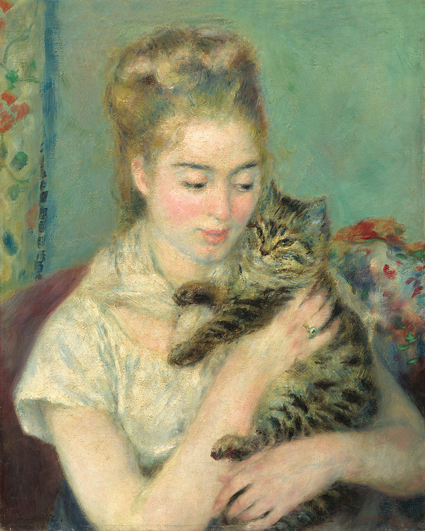 Dogs/Cats Dogs/Cats Woman with Cat by Renoir