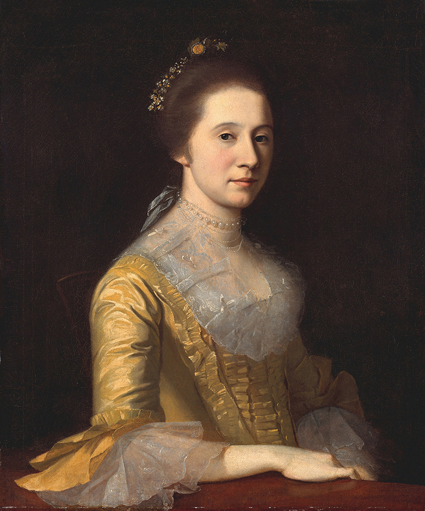 Painting Prints on Canvas Early American Portrait of Margaret Strachan ...