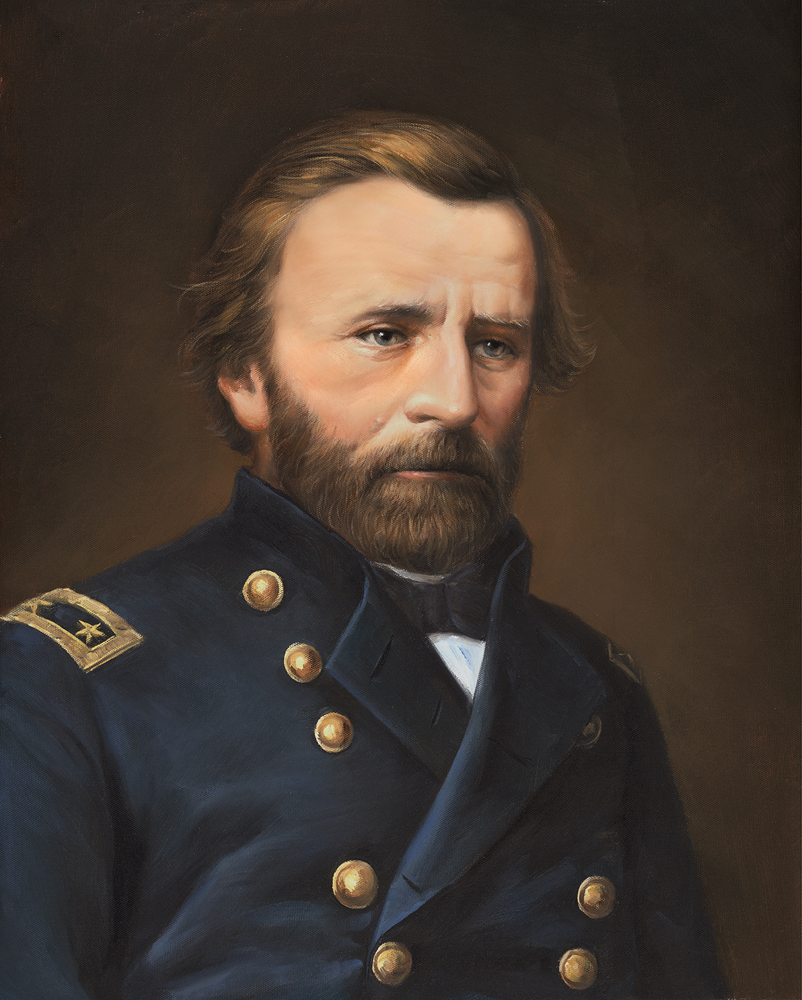 Painting Prints on Canvas Revolutionary/Civil War General Ulysses S. Grant ...