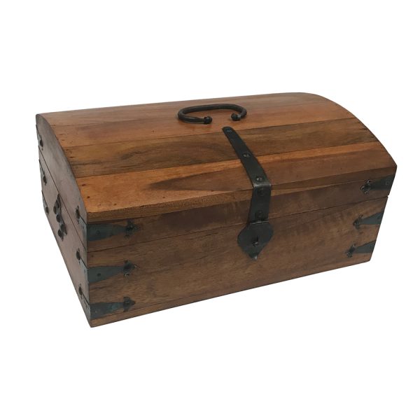 Writing & Desktop Accessories 14″ Colonial-Style Wood Writing & Storage Chest with Removable Tray- Antique Vintage Style