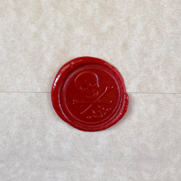 Seals/Wax Pirate 5-1/4″ Skull and Crossbones Wax Seal Stamp