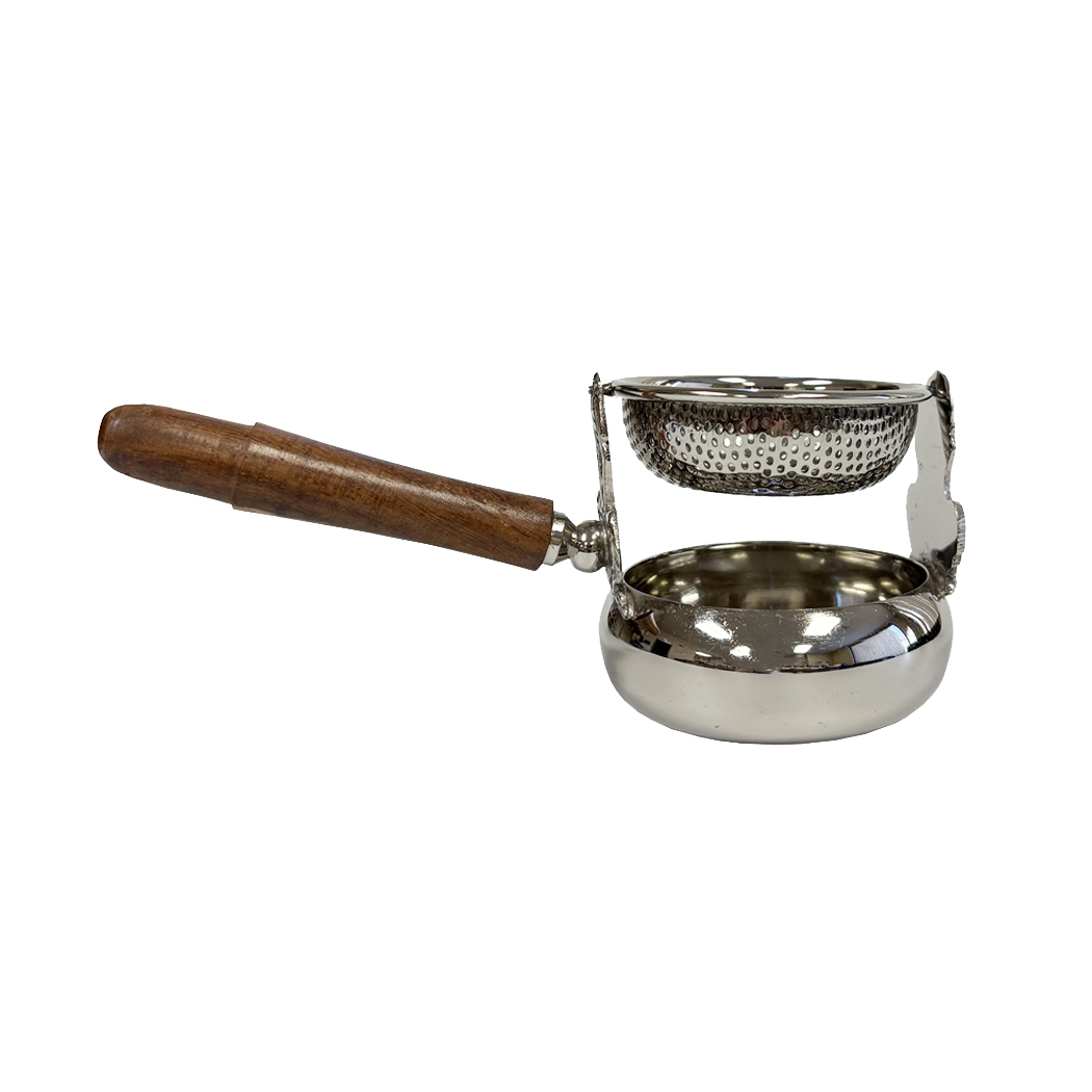 Teaware Teaware 6″ Stainless Steel Tea Strainer and Drip Cup ...