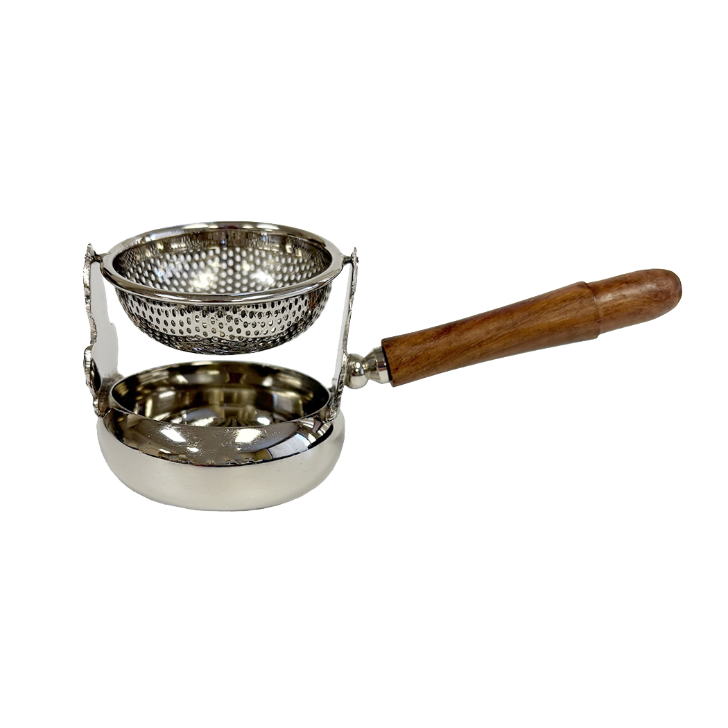 Teaware Teaware 6″ Stainless Steel Tea Strainer and Drip Cup ...