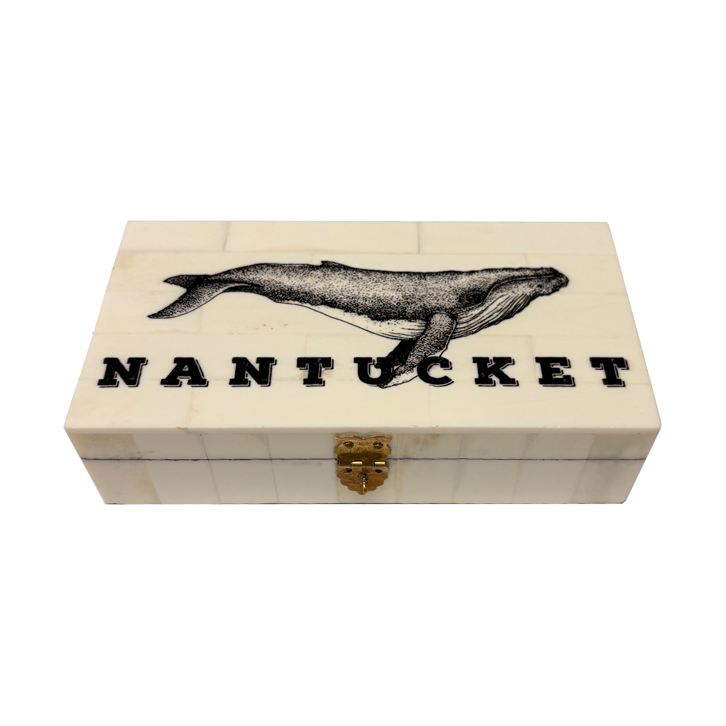 Decorative Boxes Decorative Boxes 6-1/4″ Humpback Whale “Nantucket&#8221 ...