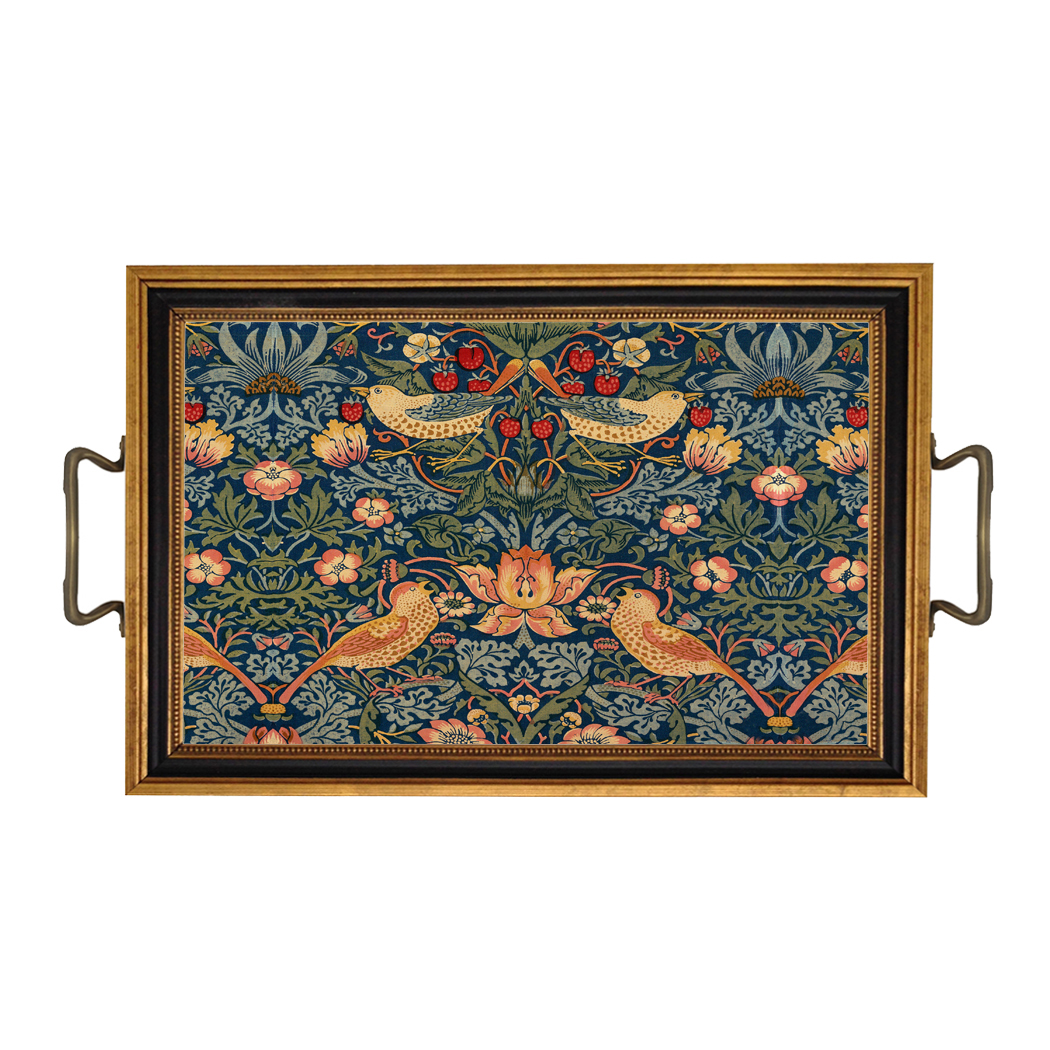 Trays & Barware Decorative Tray William Morris Strawberry Thief Decorative Tray wi ...
