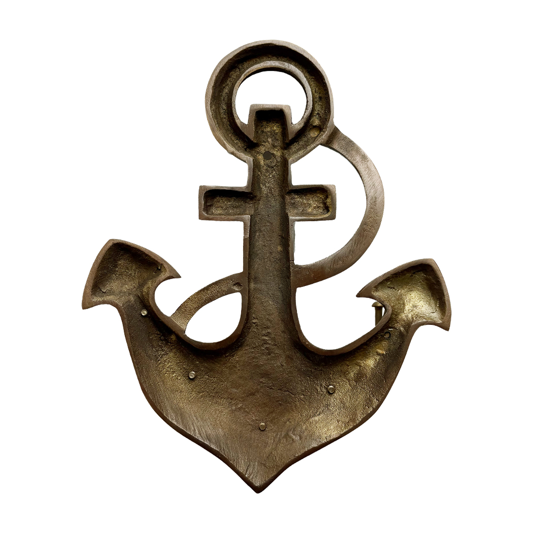 Decor Antiqued Brass Anchor Key Holder, 7-1/2″ ...
